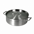 Кастрюля  7,0 л. нерж. d=300 мм. двойное дно 