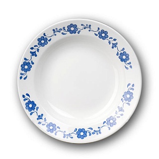 Тарелка глубокая п/порц.d=200, с055, фаянс белье-2