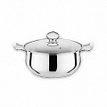 Кастрюля нерж Серебрянка ТРС груш. 5,0 л, ст/кр 1/12