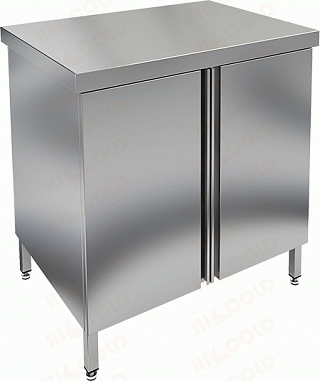 Стол нержавеющий центральный с 2-мя полками HICOLD НСЗ-8/6-1