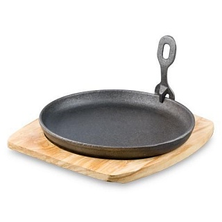 Сковорода d=22 см. чугун. с съемн. ручк.-1