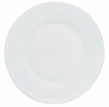 Тарелка плоская круглая d=20 см белье 6/48