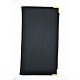 Папка для счетов 22*11см кож.зам.-шелк черная