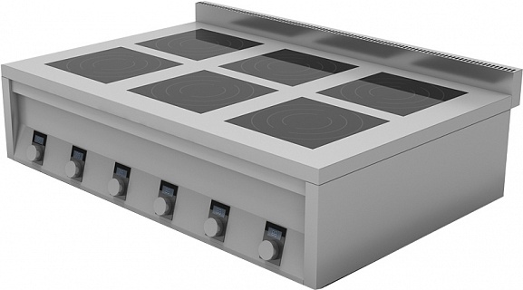 Плита индукционная 6-конфорочная ИПП-610134-1