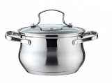 Кастрюля Kelli KL-4255 нержавеющая сталь, 1 л