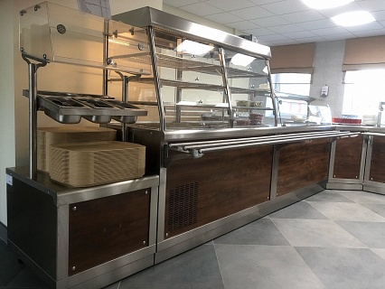 Прилавок ПСПХ-70Т с хлебницей (21000801032) (кашир.)-3