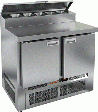 Стол охлаждаемый для пиццы HICOLD PZE2-11/GN (1/6H)-1
