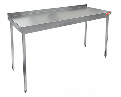 Стол производственный пристенный с бортом без полки HICOLD НСО-14/6Б-1