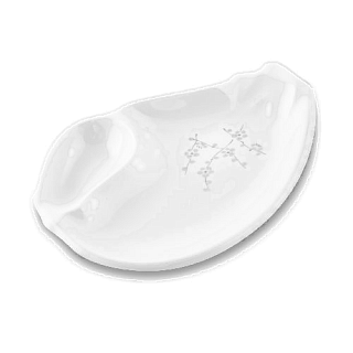 Блюдо баклажан 21,8*14,6*в.2,3см "Японская слива"-1