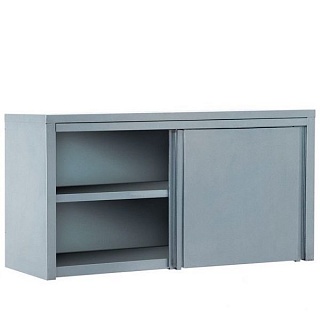 Полка закрытая ПТД-1300х350х800 "Professional", двери-купе, промежут. полка-1