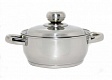 Кастрюля 1,0 л с ТРС-3 объемные мет.ручки (160 мм) 1с758