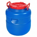 Бочка 30,0 л, 350*350*415 мм, d-195 мм Дачная круглая цветная (Ижевск) 1/3