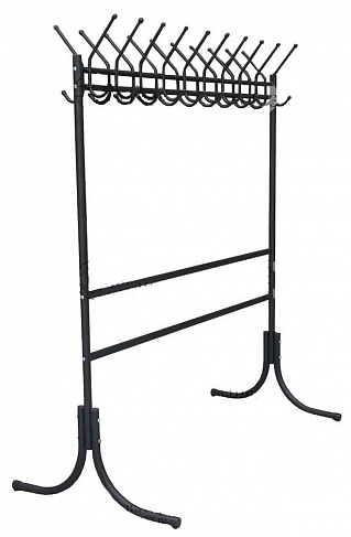 Вешалка для гардероба двухсторонняя, 1200*1700мм, 48 крючков.-1