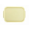 Поднос столовый 450х355 мм с ручками светло-желтый