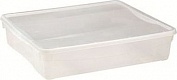 Контейнер 400х335х85 мм с крышкой прозрачный, ПП [4607016814612,431249401]