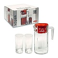 Набор питьевой 7пр КОШЕМ: кувшин 1235мл., стакан 6шт. 265мл. (1/4)