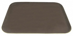 Поднос черный прорез.раб.поверх.12х16'' (30х40см)