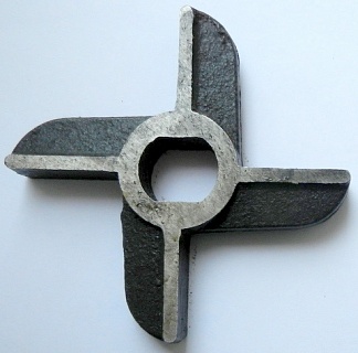 Нож двухсторонний к мясорубке МИМ-300 (без бурта)-1