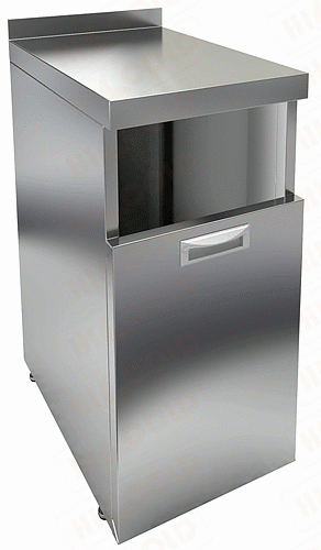 Мусорный бак с бортом HICOLD НБММБ-4/7Б-1