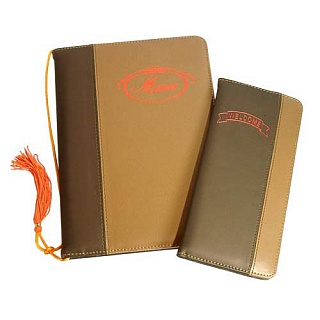 Папка для меню мал.коричневая (old) M-1