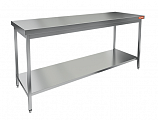 Стол нержавеющий разделочный центральный с полкой HICOLD НСО-18/7П