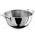 Миска полусферическая 17,0л d40см h22см, с ручками, нерж.сталь