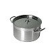 Кастрюля  2,0 л. нерж. d=19 см. двойное дно MGSteel