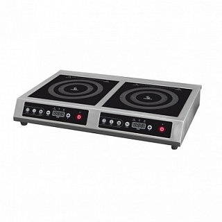 Плита индукционная AIRHOT IP7000 D двухконфорочная-1
