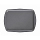 Поднос столовый 490х360 мм серый полипропилен