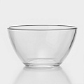 Салатник «Гладкий», 250 мл, d=11 см, стекло, прозрачный