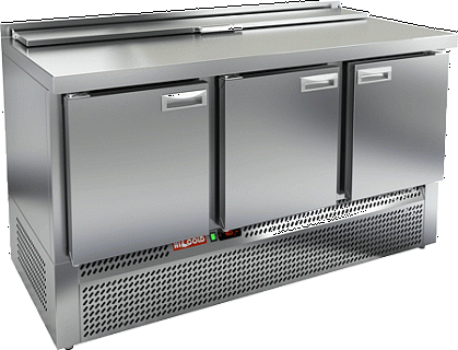 Стол охлаждаемый для салатов HICOLD SLE2- 111GN (1/6)-1
