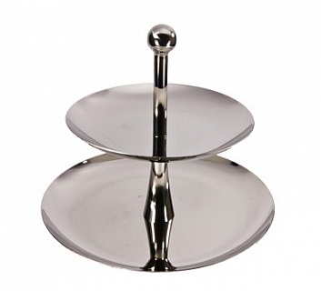 Этажерка 2-х ярусная d=22см, 16см, h=19 см -1