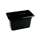 Гастроемкость из полипропилена без крышки GN 1/4 265х162х150 мм черная [422101713]