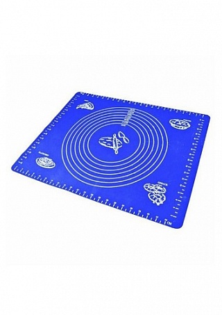 Коврик для выпечки 40*30 см. силиконовый со шкалой цвет в ассорт. /1/200/-1