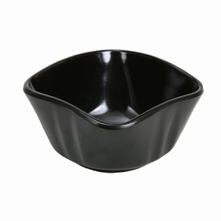 Миска квадратная 8,7см*в.5см 150мл "Черный"-1