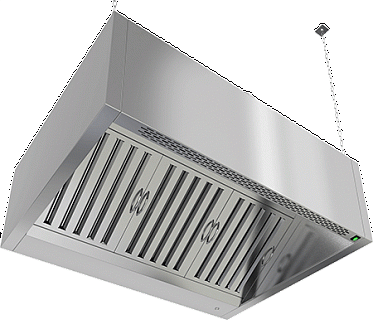 Зонт вытяжной пристенный коробчатый HICOLD ЗКВПО-1210-1