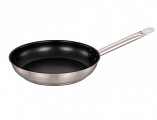 Сковорода d=22 см, h=5 см, 1,5 л, нерж. с антиприг. покрыт. (индукция) MGsteel /1/