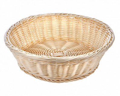 Корзинка пластиковая 360 мм бежевая [Beige 2266]-1