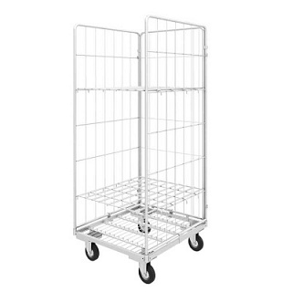 Ролл контейнер стандартный. К 1 Цинк без колес 700х780х1600-1