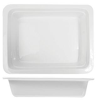 Гастроемкость (1/2) фарфор; H=6.5,L=32.5,B=26.5см-1