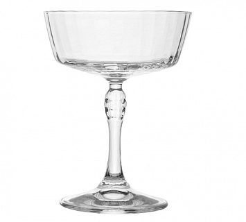 Шампанское-блюдце «Америка 20х»; стекло; 275мл; D=10, 7, H=14см; прозр.-1