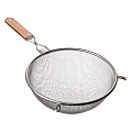 Сито с ободом и ручкой Ретро 21см, двойная сеть, MLD-6-21