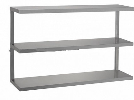 Полка настольная ПН-3 1200*300*1000, 3-х ярусная, каркас сварной труба нерж.-1