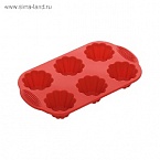 Силиконовая форма для 6 конических маффинов NADOBA MILA 29x17x3.7 см 762014