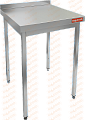 Стол производственный пристенный с бортом без полки HICOLD НСО-6/7Б