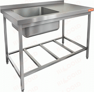 Ванна моечная 1 секционная HICOLD НСО1М-14/7БРЛ ЭЦ-1