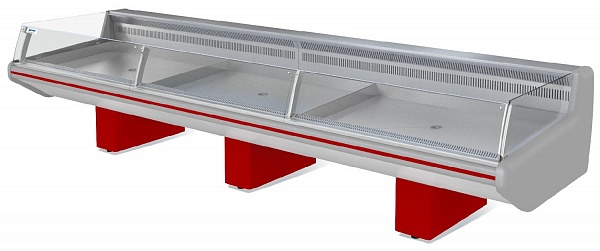 Витрина холодильная Парабель ВХСло-1,25 (без боковин,ТРВ)(одна тумба)-1