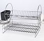 Сушилка для посуды, 2 яруса 39х30х32,5, цвет черный