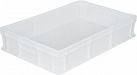 Контейнер для теста 600*400*120 мм. прямой, сплошной, морозостойкий, белый (крышка 49164) /1/80/-preview-1