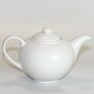 Чайник 550 мл "Удачный" белый 1/12-1